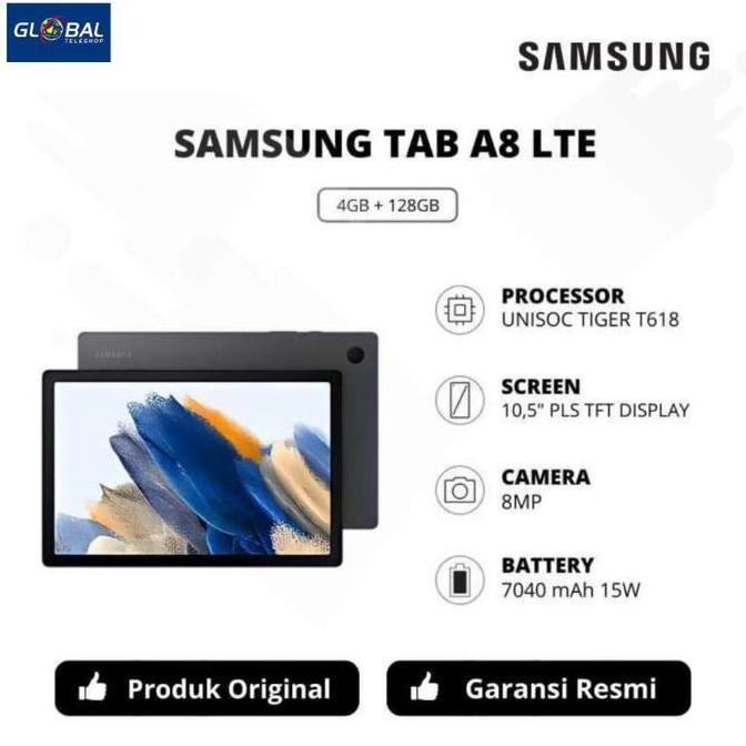 Samsung Galaxy Tab A8 LTE 4/128GB Garansi Resmi