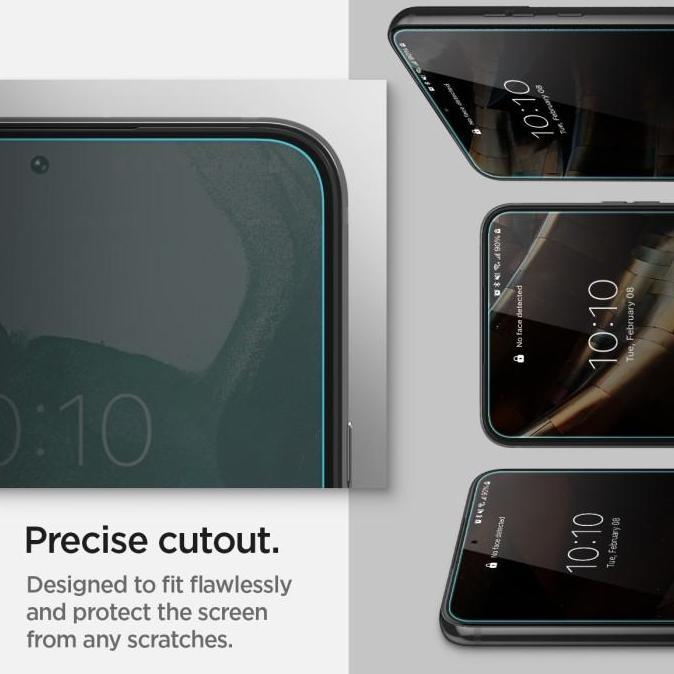 Tempered Glass Samsung Galaxy S22 Ultra Plus Spigen Glas tR EZ Fit