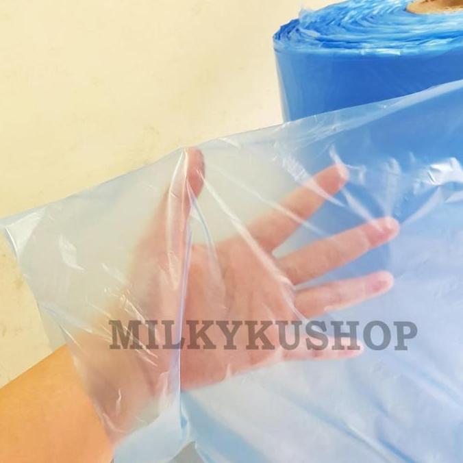 FRUIT COVER HD ROLL BIRU 5 KG PLASTIK METERAN PEMBUNGKUS BUAH PISANG