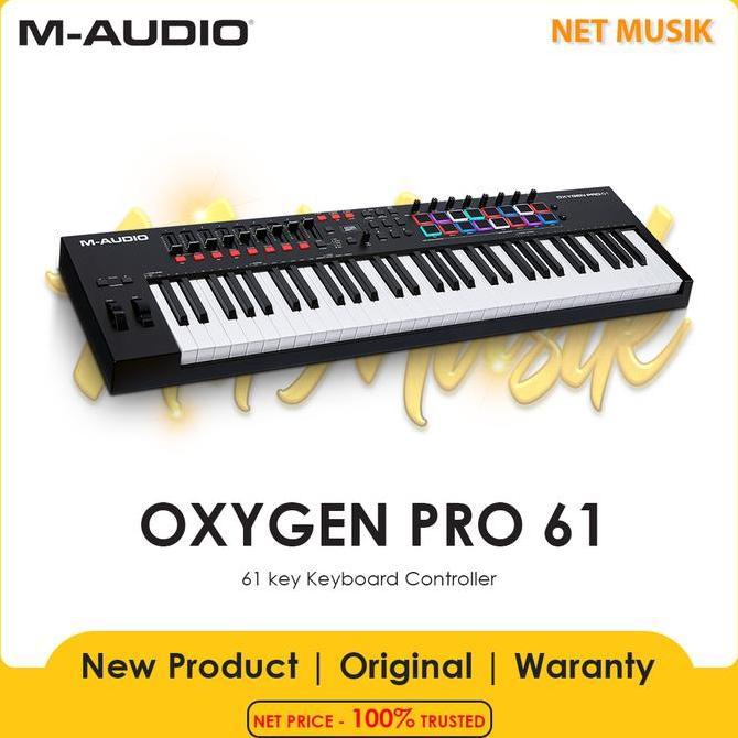 TERBARU M-AUDIO OXYGEN PRO 61 KEYBOARD CTRLR NET