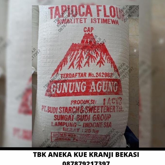 SAGU CAP GUNUNG 25 KG/TEPUNG TAPIOCA VIA GOJEK