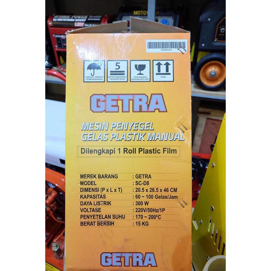 CUP SEALER MESIN SEGEL GELAS PLASTIK GETRA