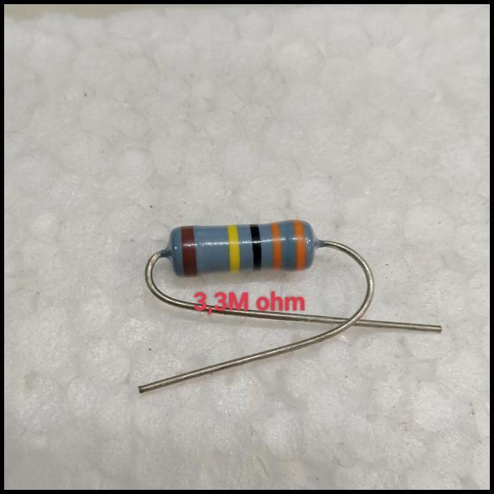 GRATIS ONGKIR RESISTOR 2WATT 3,3M OHM METALFILM (1%) JAPAN 
