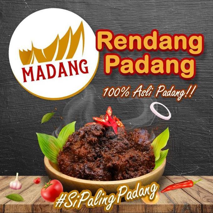 Rendang Daging Sapi Khas Padang / Rendang Padang Bumbu Hitam 270gr TD
