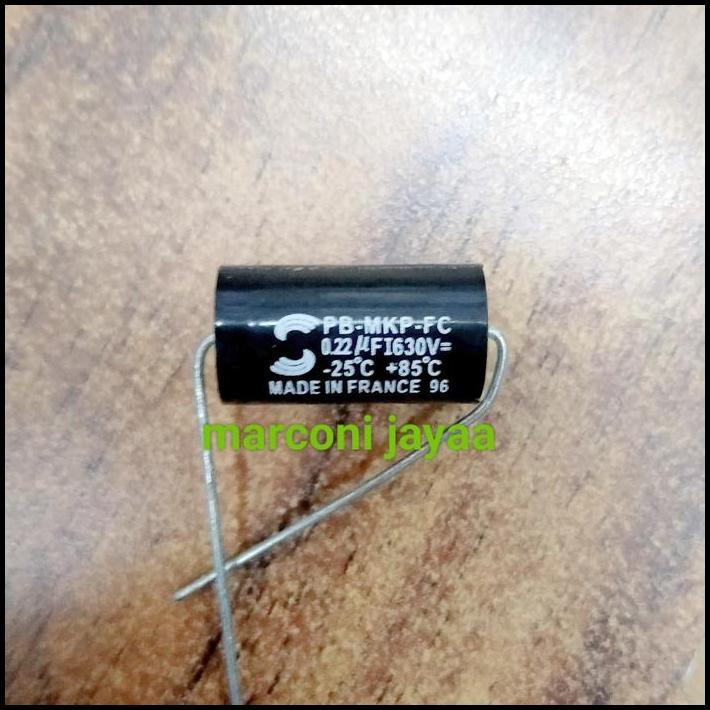 TERLARIS KAPASITOR MKP AXIAL 0,22UF 630V SOLUN 