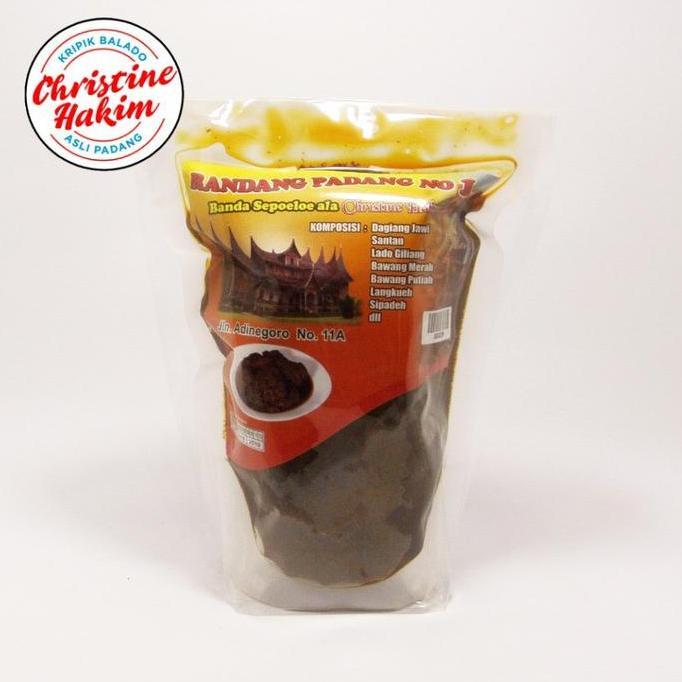PELENGKAP MAKAN RENDANG PADANG 500GR CHRISTINE HAKIM