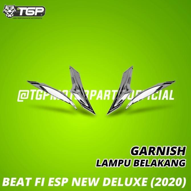 Promo Aksesoris Variasi Garnish Lampu Belakang Beat FI ESP New 2020 Deluxe Diskon