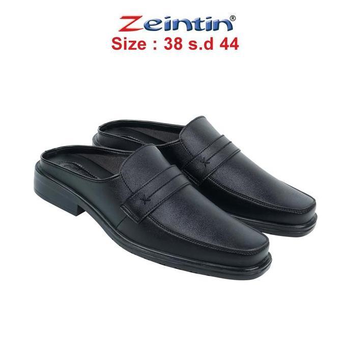 Zeintin - Sepatu Sandal Selop Pria Bustong Sepatu Tutong Bahan Sintetis Premium Aj