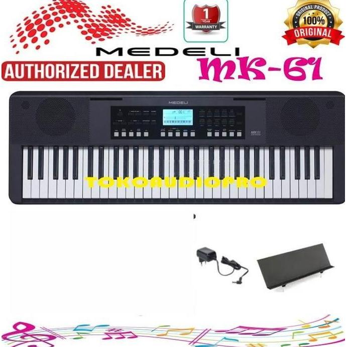 TERBARU KEYBOARD MEDELI MK-61 61-KEYS KEYBOARD MEDELI MK61 PIANO KEYBOARD PEMULA