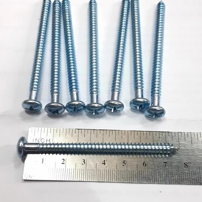 Sekrup 7.5Cm Ph 12X3In Skrup 7Cm 100Pcs Premium