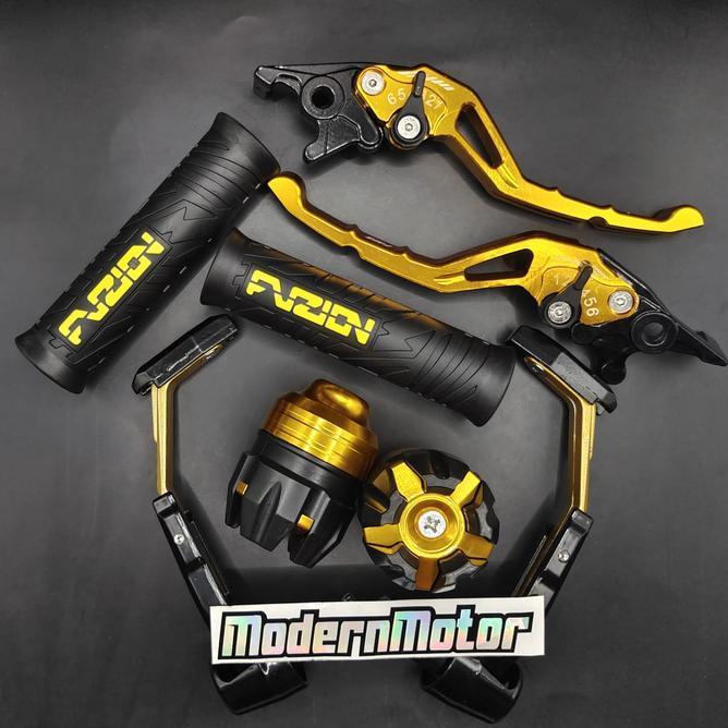 Proguard Robot+Handgrip Fuzion+Jalu Proguard Robot Handgrip Fuzion Vario150 As+Handle Variasi Cnc Nm