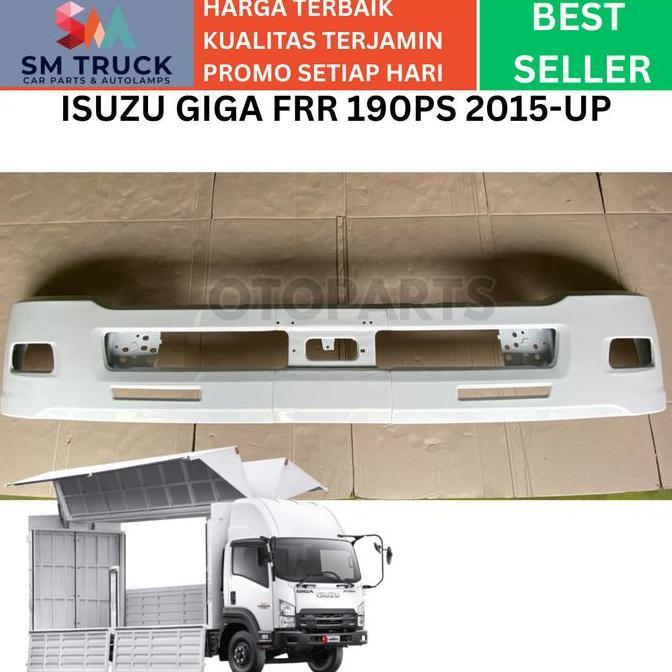Bemper Bumper Depan Isuzu Giga Truk Frr 190Ps 90Q 2015 2016 2017 2018 2019 2020 2021 2022 2023 2024 