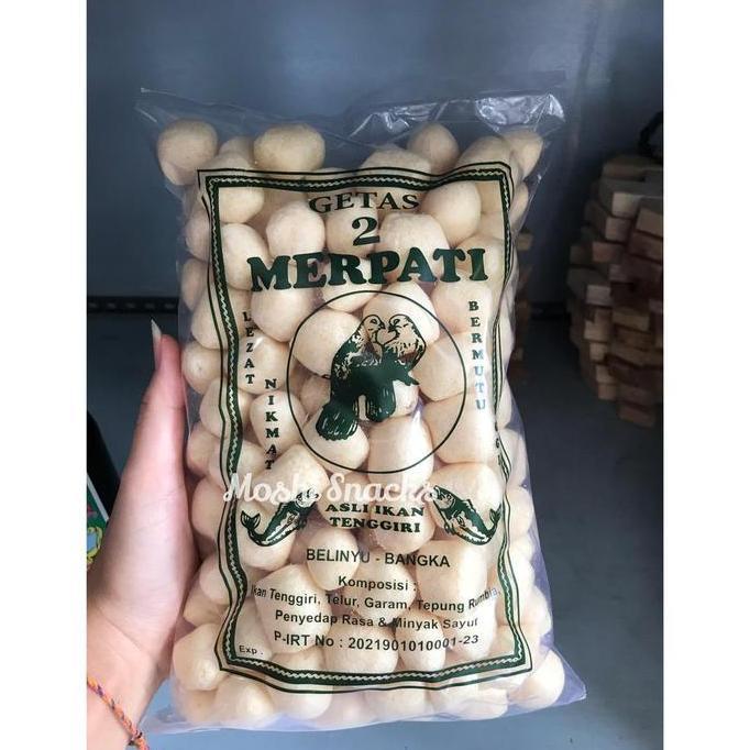 Getes Cap Dua Merpati / Getas Ikan Tenggiri Kerupuk Bangka 250gr