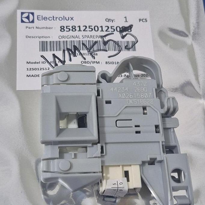 Door Lock Kunci Pintu Mesin Cuci Electrolux Ewf1141Aewa & Ewf1042Bdwa & Ewf1141R9Wb