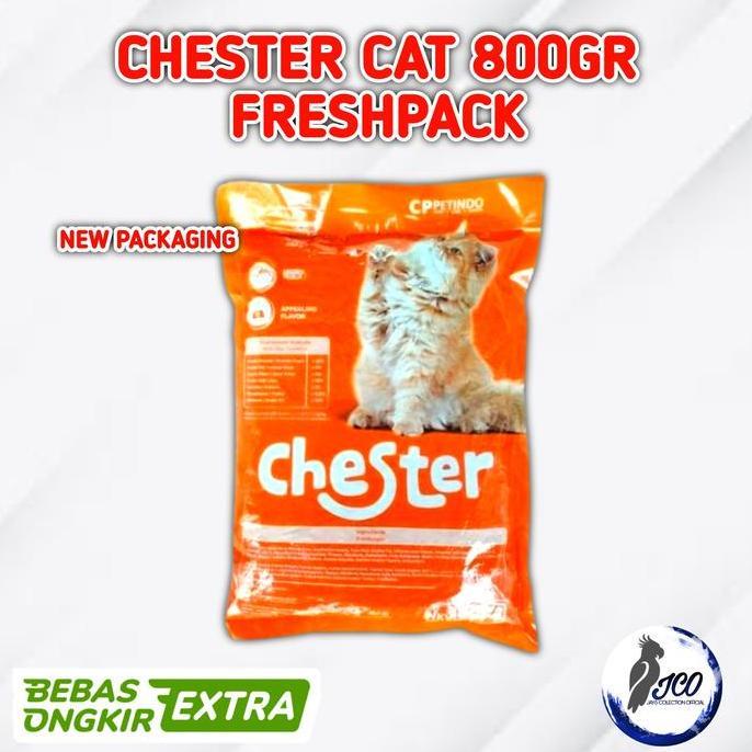 chester cat food 800gr freshpack makanan kucing chester cat tuna 800gr