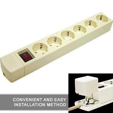 STOPKONTAK UTICON 6 LUBANG + SAKLAR ON OFF ASLI KUNINGAN BEST SELLER