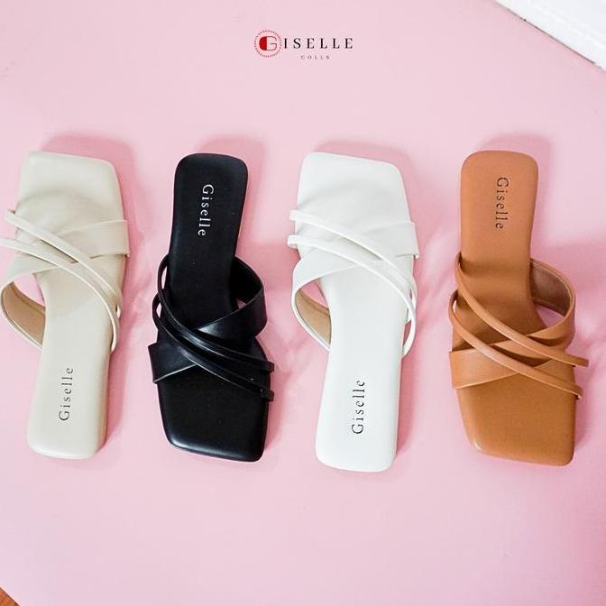 Giselle Colls - Lillith Sandal Wanita Flat / Teplek