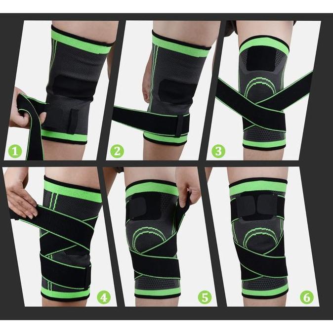 Deker Lutut  Pelindung Lutut Olahraga Pengaman Knee Pad Elbow Support SIZE L ,XL ,XXL