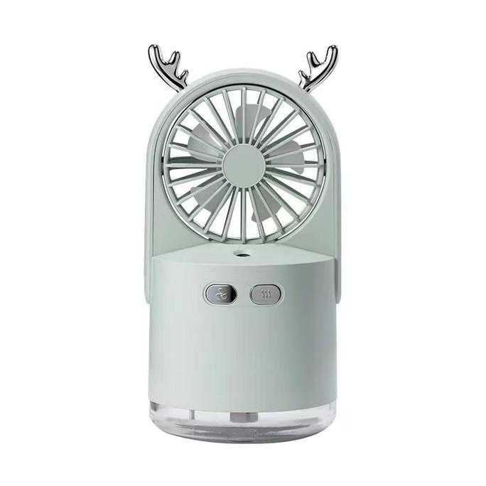 Queen008Kipas Angin Nano Spray Mist Sprayer Mini Fan Facial USB Rechargeable Kipas Angin Estetik Uni