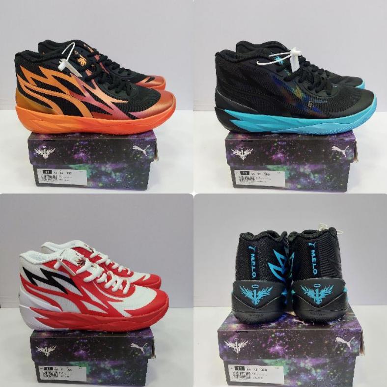 cuci gudang sepatu basket mb.02 jr lamello rick and morty/supernova