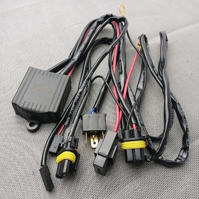 Promo Kabel Relay Set H4 Relay Lampu Biled Projie HID Led Motor Led Mobil H4 CR7 12V Premium Quality