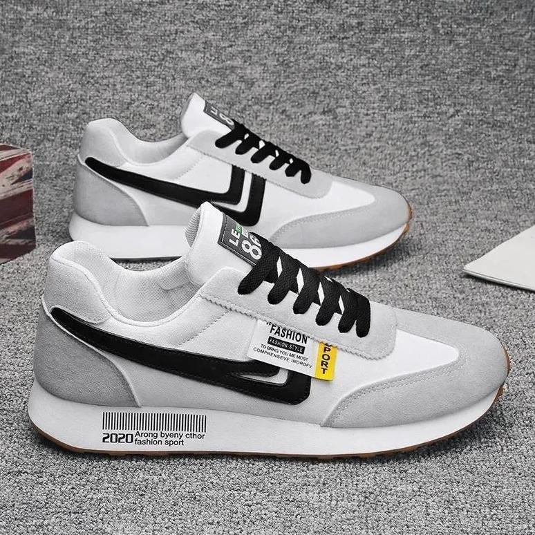 bestpromo sepatu pria wanita bergaransi sneakers running olahraga lari cowok cewek kerja sekolah sne