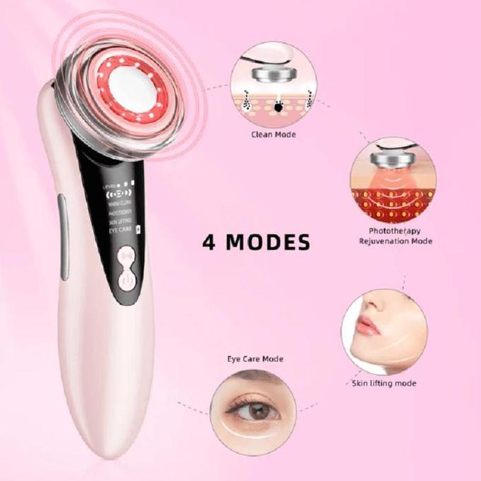 Alat Setrika Wajah-Pemijat Perawatan Wajah Anti Aging Facial Recharge USB