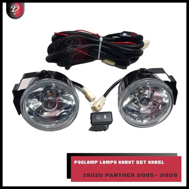 DISKON FOGLAMP LAMPU KABUT ISUZU PANTHER 2005 2006 2007 2008 2009 SET KABEL 