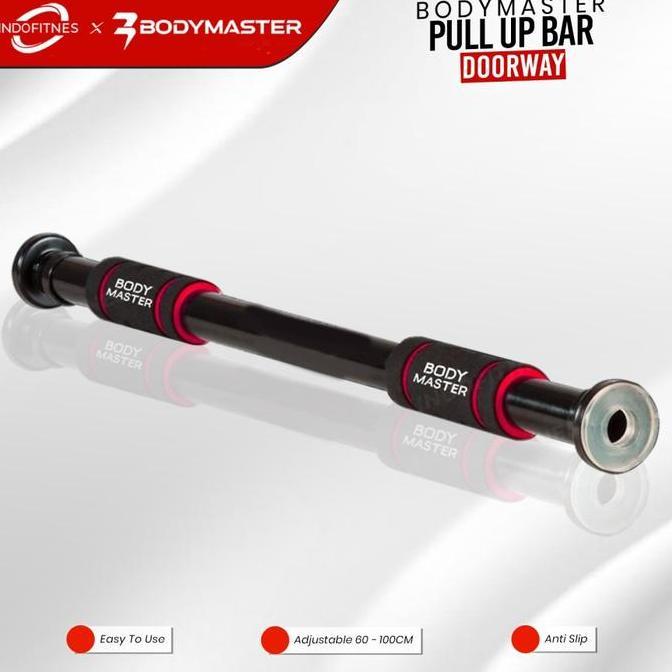 AMDOXTE BODYMASTER Door Chin Up - Pull Up Bar Pintu Gym Fitness