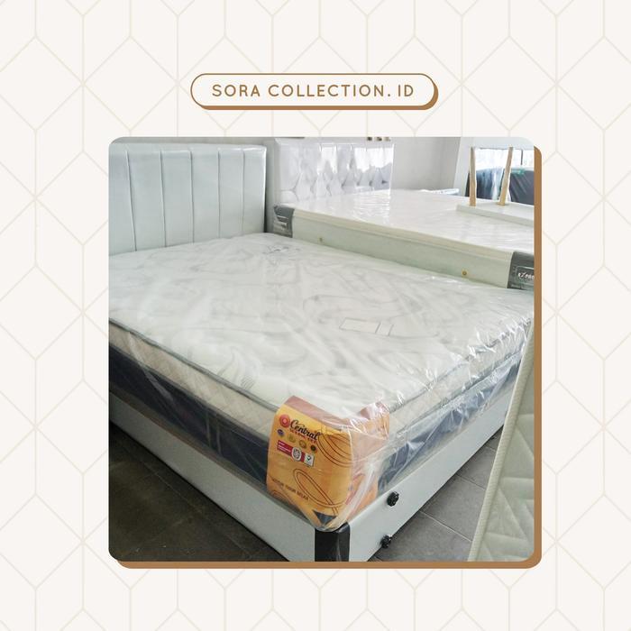 Central Springbed Deluxe Plus Pocket Uk 140x200 + Divan Full Set