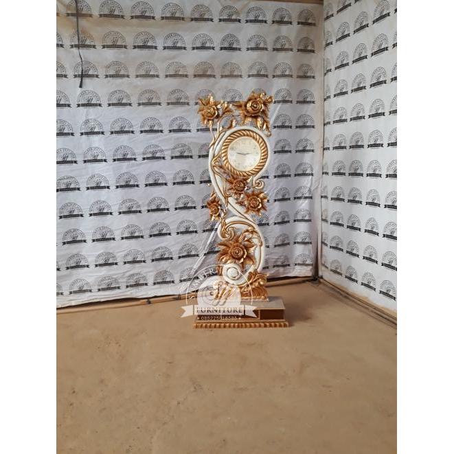 jam hias jati ukir, jam ukir jepara, mebel jepara