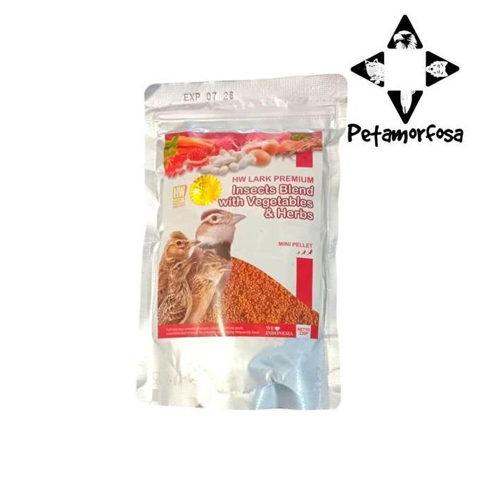 SUPER HEMAT - HW LARK PREMIUM Voer Pakan Burung Lark Insect BRANJANGAN Bungkus Merah