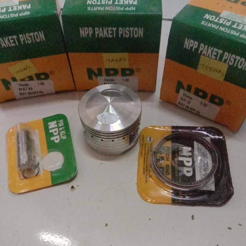 NPP - SEHER PISTON SET KIT BEAT XB SCOOPY XB PEN 13 STD 25 50 75 100 53.5 54 54.5 55