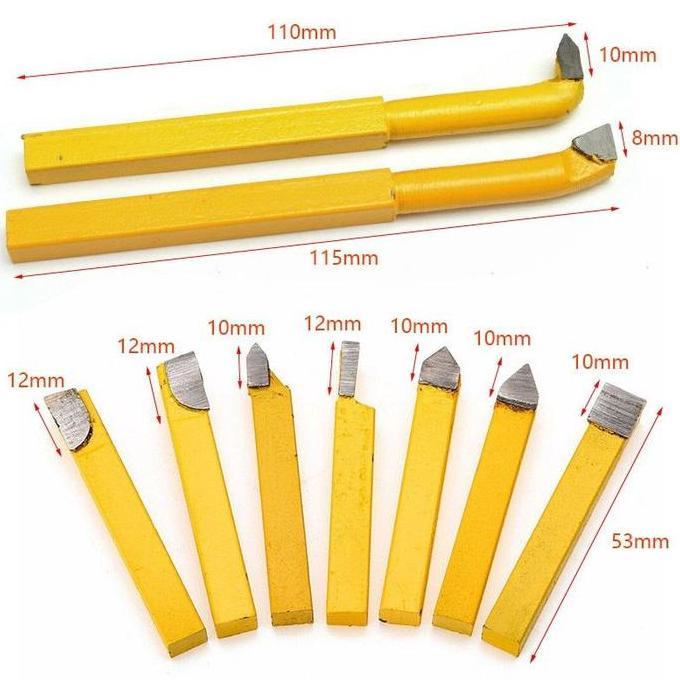 OARINAX 9pcs Pahat Bubut Kayu / Baja Tahan Karat Pahat Bubut Kayu / Untuk Bengkel