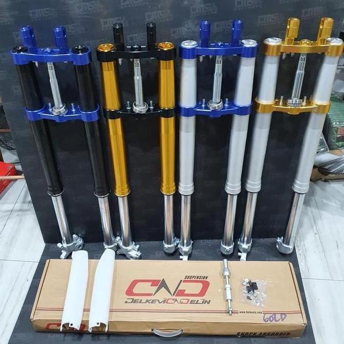 UPSIDEDOWN SHOCK DEPAN USD DELKEVIC DND REAL JUMP YAMAHA WR155 ORINAL DAN TEERCAYA