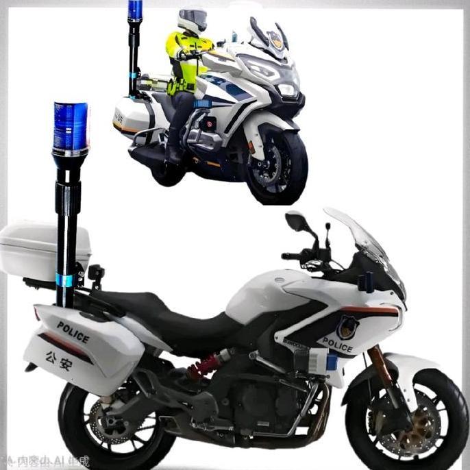 Strobo patwal motor model stik tiang