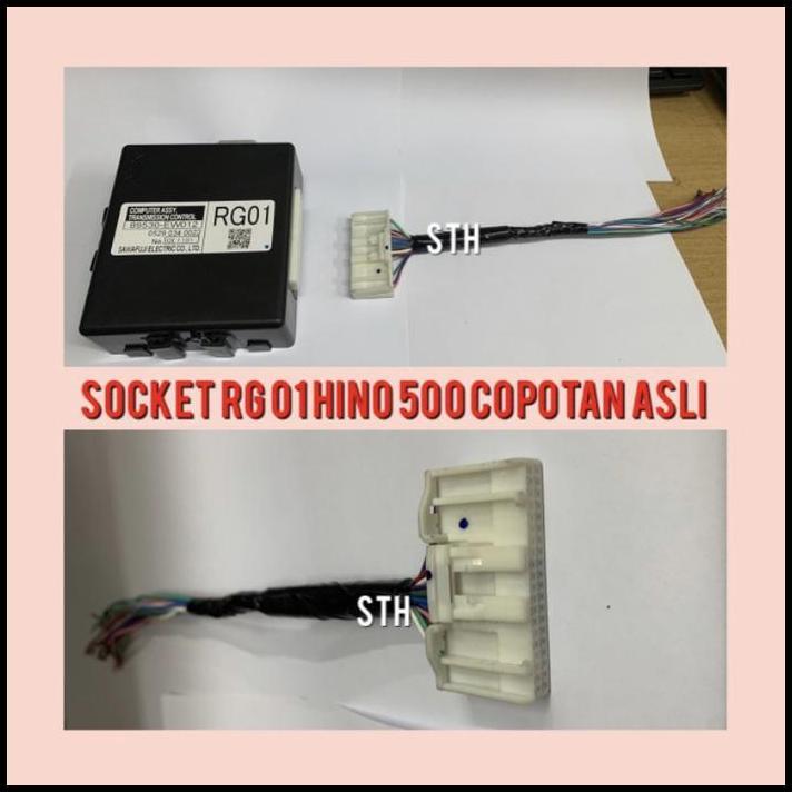 TERBARU KABEL ECU RG 01 SOCKET KABEL ECCU RG 01 TRANSMISI HINO 500 GARANSI ASLI 