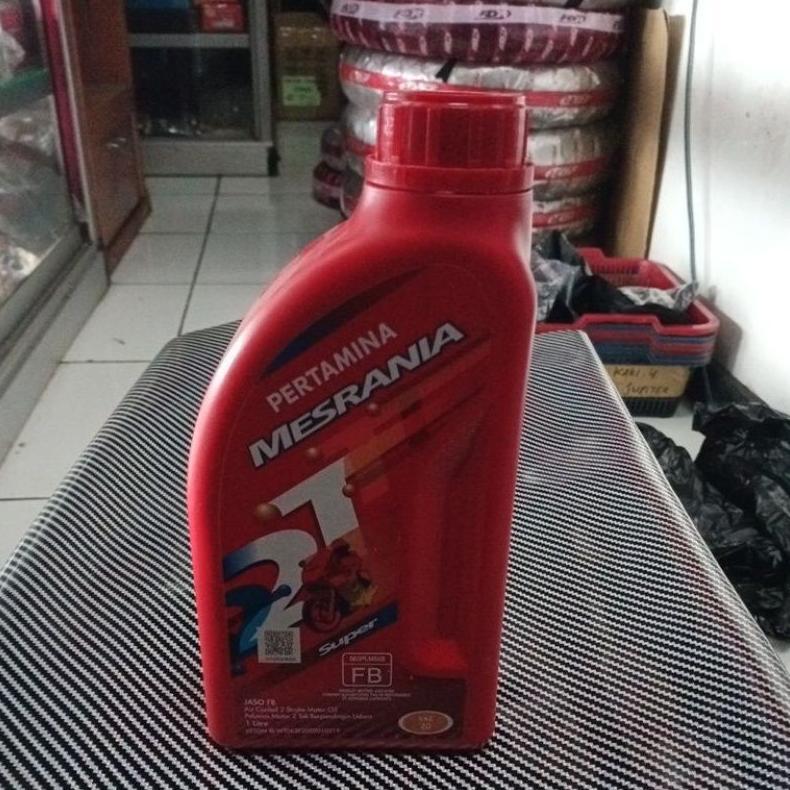 Oil Samg MESRANIA 2T 2 Tak 2tak Super Pertamina Oli Mesran 2 tak 1Liter Motor 2Tax 2Tak 1L 1 Liter 1