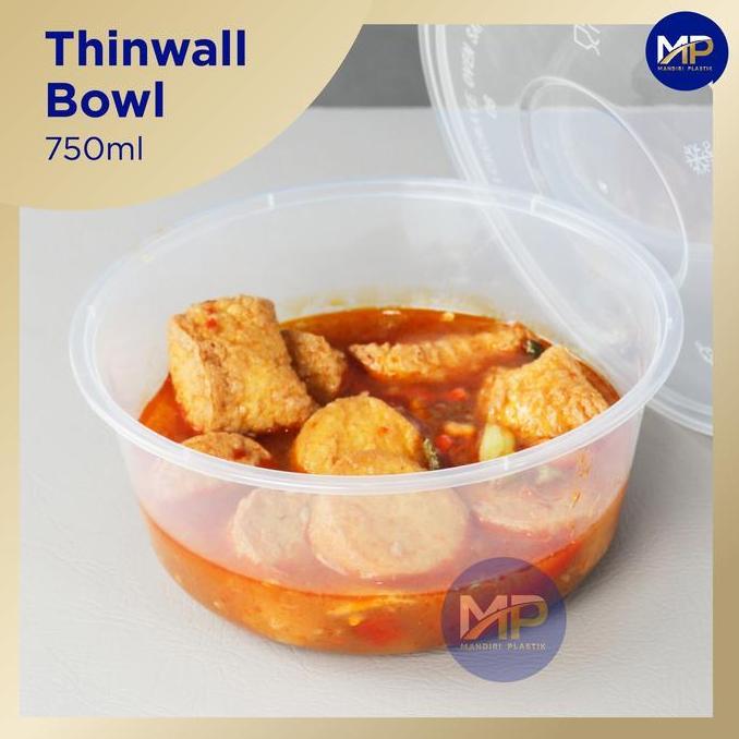 GROSIR Thinwall Cup OTB 750 / Food Container Mangkok Bowl Cup 750ml -perdus