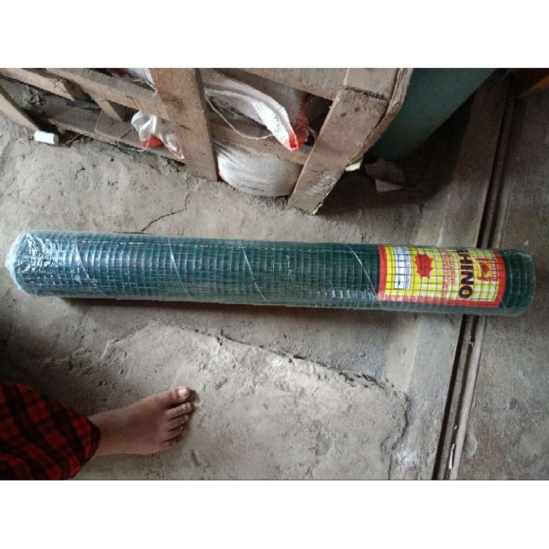 Kawat Loket Hijau 1/2 Inch - Lebar 90Cm X Panjang 8 Meter - Ram Kandang Tebal & Awet