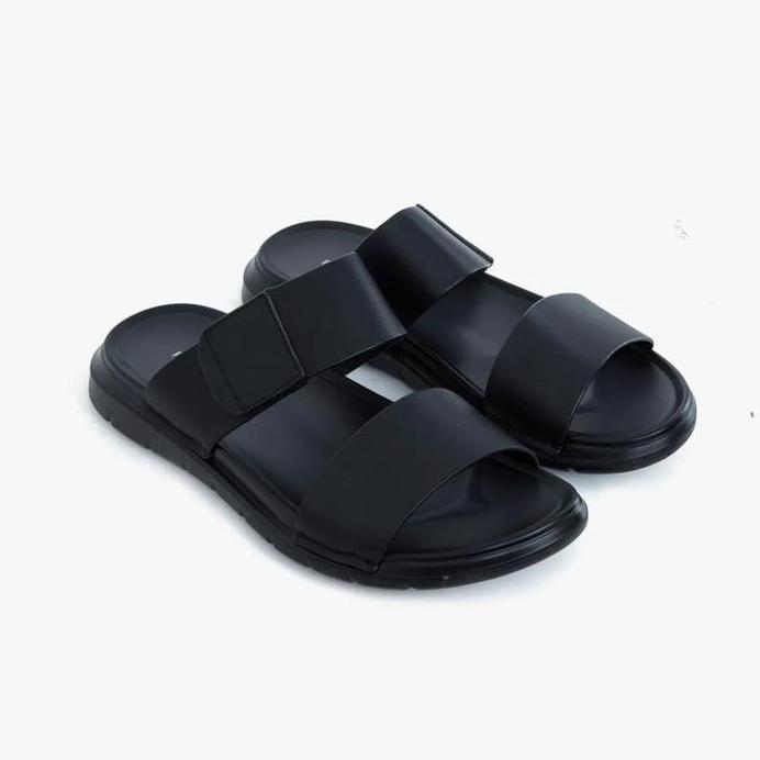 Ready Rockport Men's MDY2307 Sandal Original Sandal Pria Leather - Black