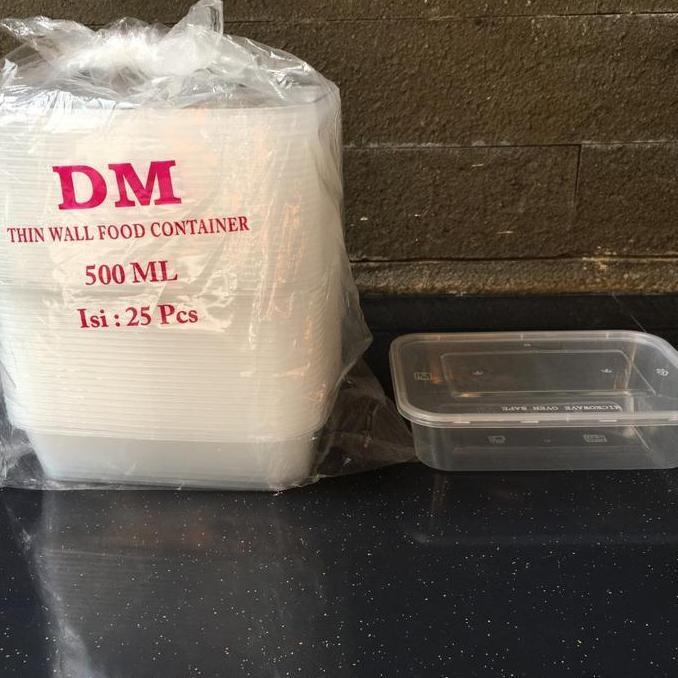 TERLARIS THINWALL CONTAINER TAHAN PANAS / THIN WALL BOX PLASTIK MAKANAN ML