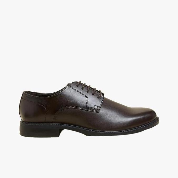 Ready MARKS & SPENCER Original Leather Derby Shoes Pantofel Pria - Brown