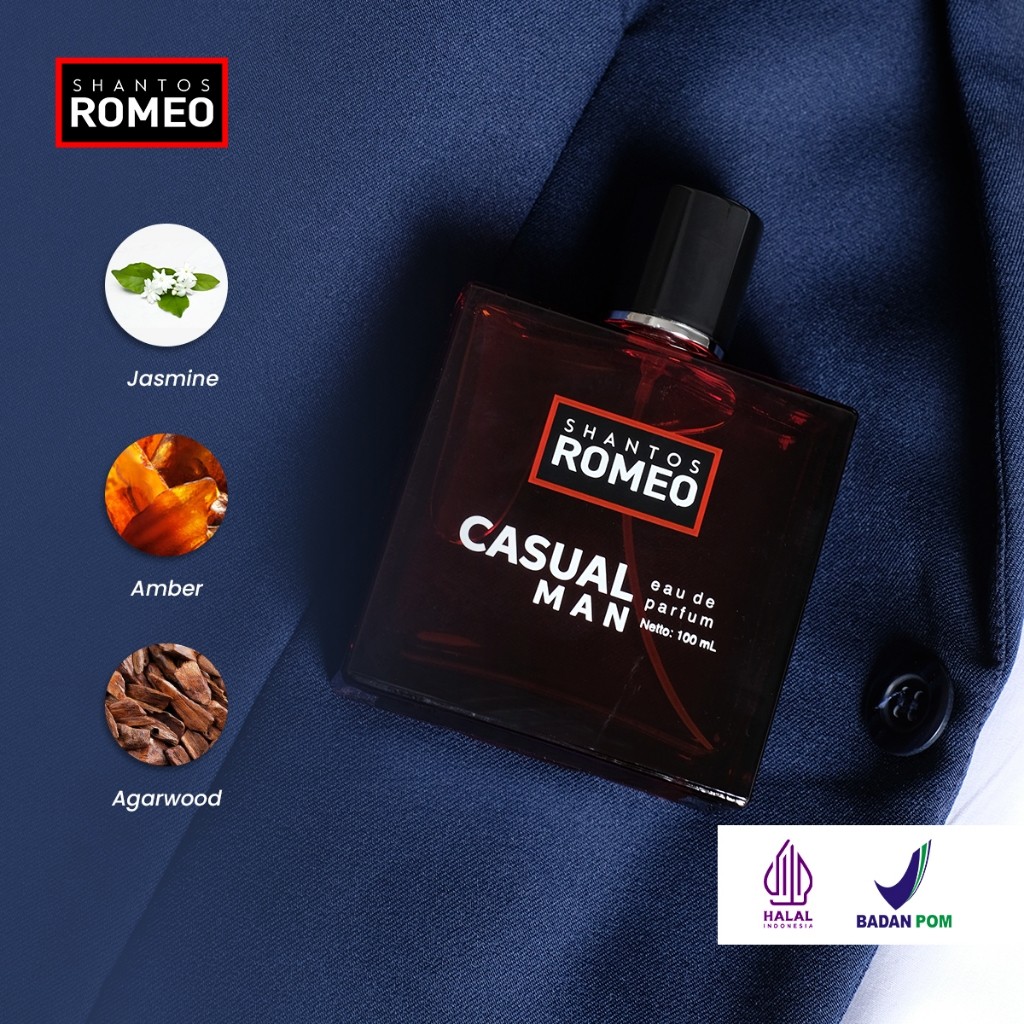 Shantos Romeo Fragrance Eau De Parfume 100Ml Parfum Pria
