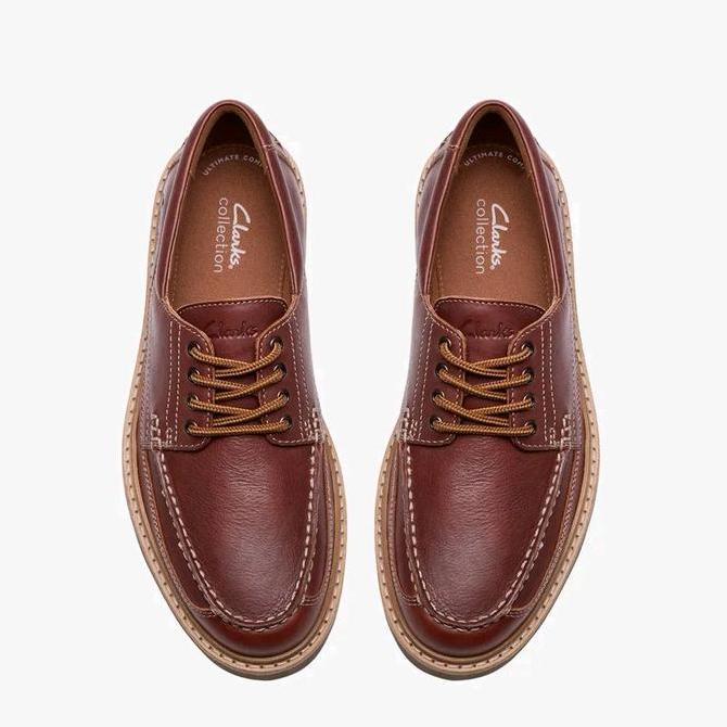 Ready Clarks Weltridge Moc Original Sepatu Kasual Pria Leather