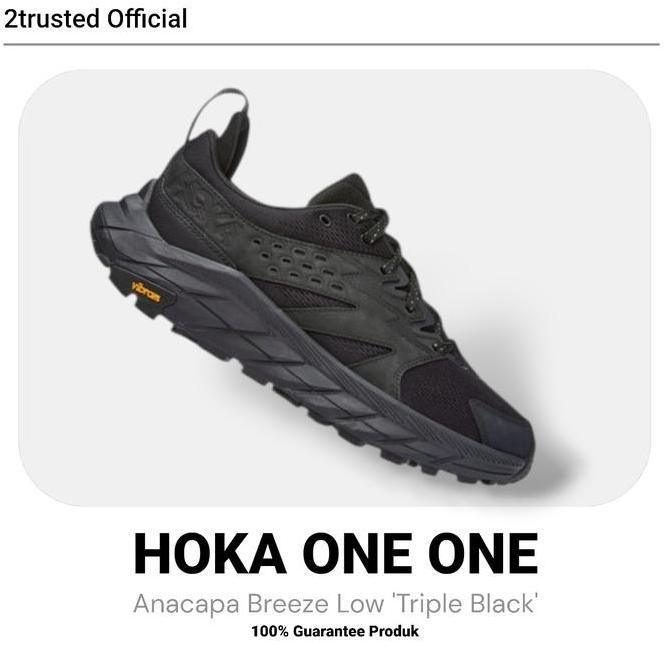 Ready HOKA ONE ONE Anacapa Breeze Low 'Triple Black'