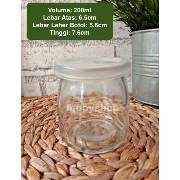 JAR PUDING 200ML DENGAN BUBBLE