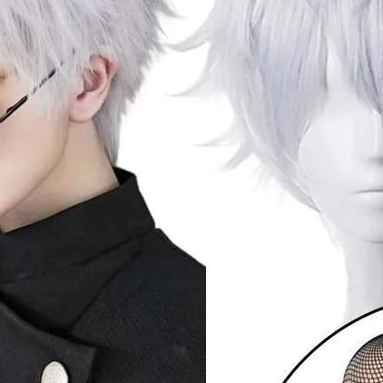 Gojo Satoru Wig Wig Rambut Gojo Rambut Gojo Satoru Wig Anime Cosplay