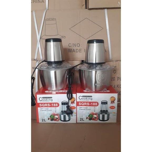 MKC KIMISO Chopper Stainless Blender Daging Serbaguna SQRS 188 & MKC 128