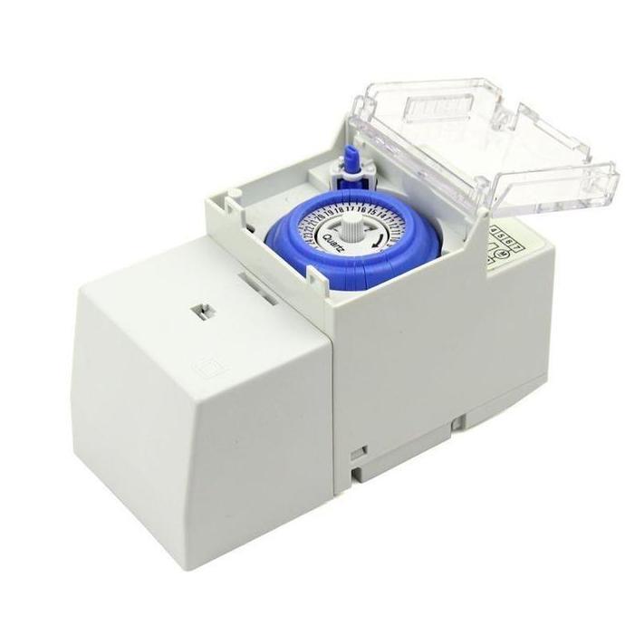Timer Analog SUL181H Switch Switcher 24 Jam/H Panel Lampu Otoma